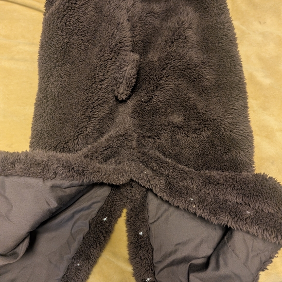 PBK Brown Bear Hooded Baby Onesie 12-18mo Pottery Barn Kids - Picture 5 of 5